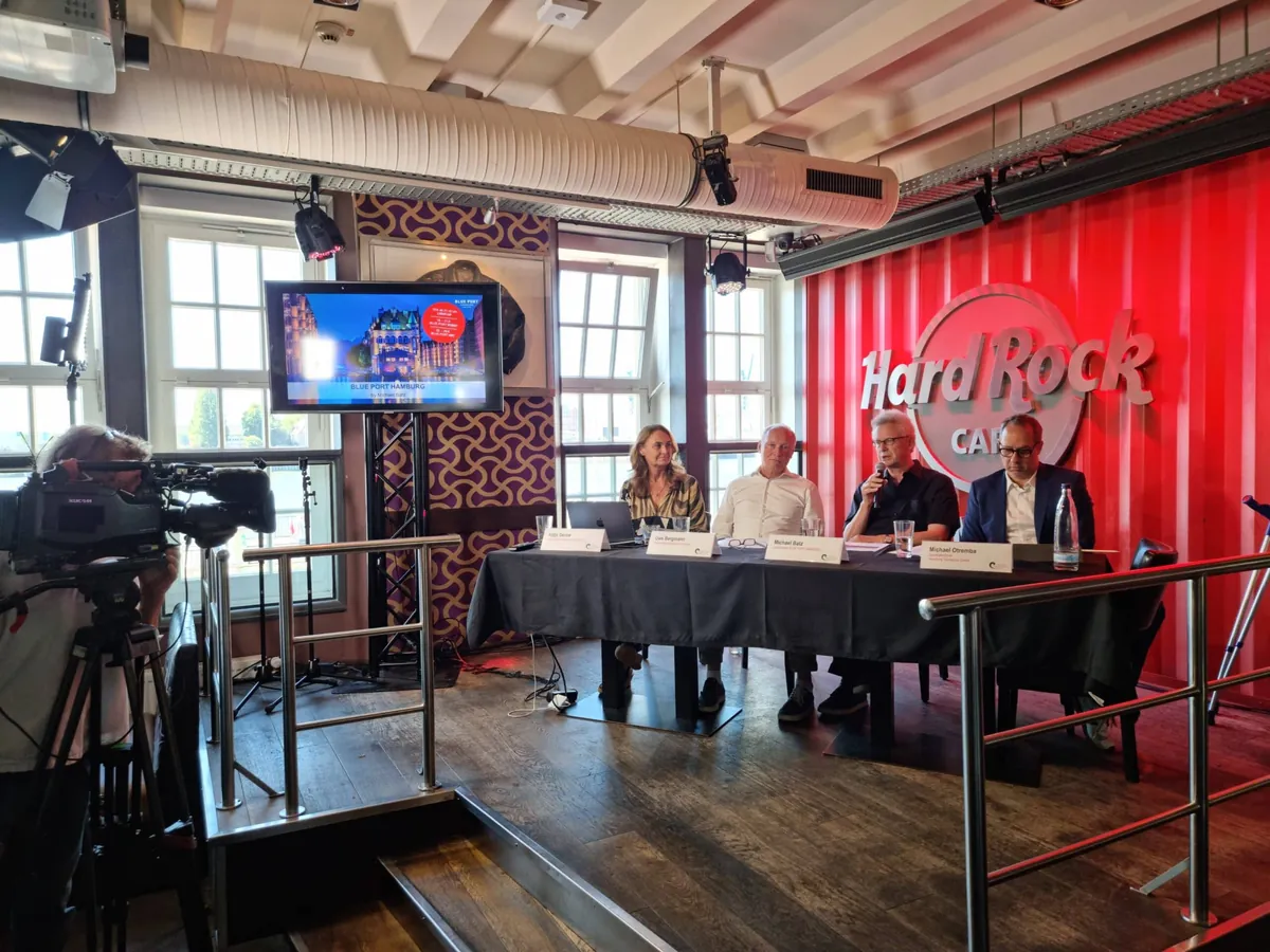 Pressekonferenz im Hard Rock Cafe Hamburg mit Technik von Prophonic