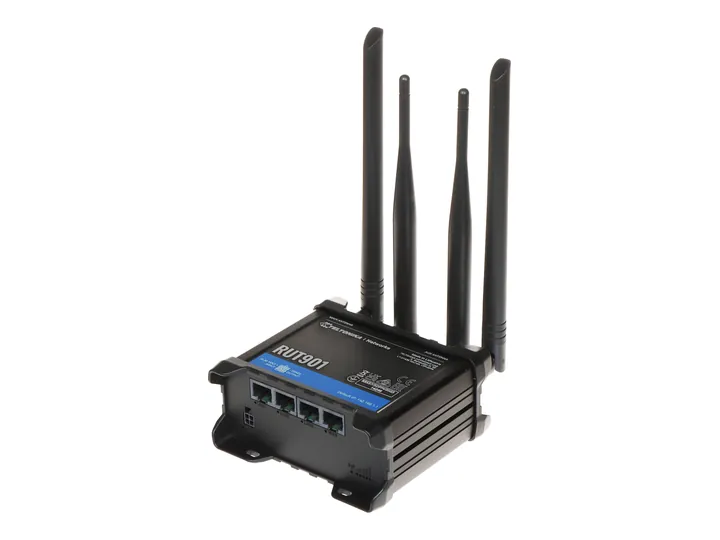 Mobiler LTE-Router mit vier Antennen als WLAN-Hotspot