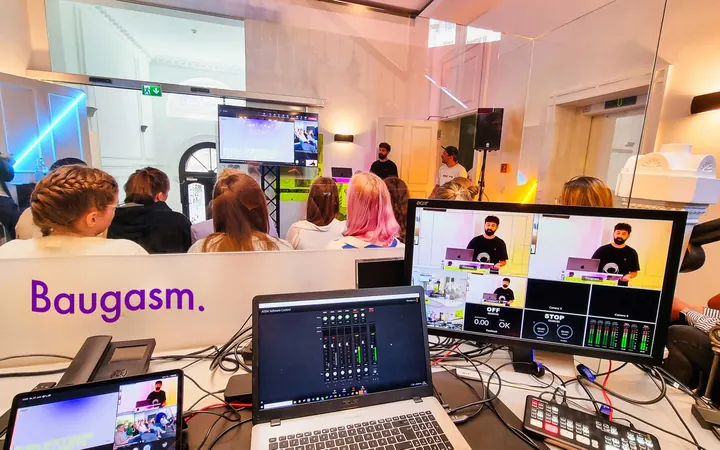Hybrid Event Technik für Streaming in Hamburg
